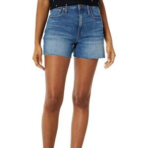 Madewell High-Rise Denim Shorts in Mid Wash Blue Size 31